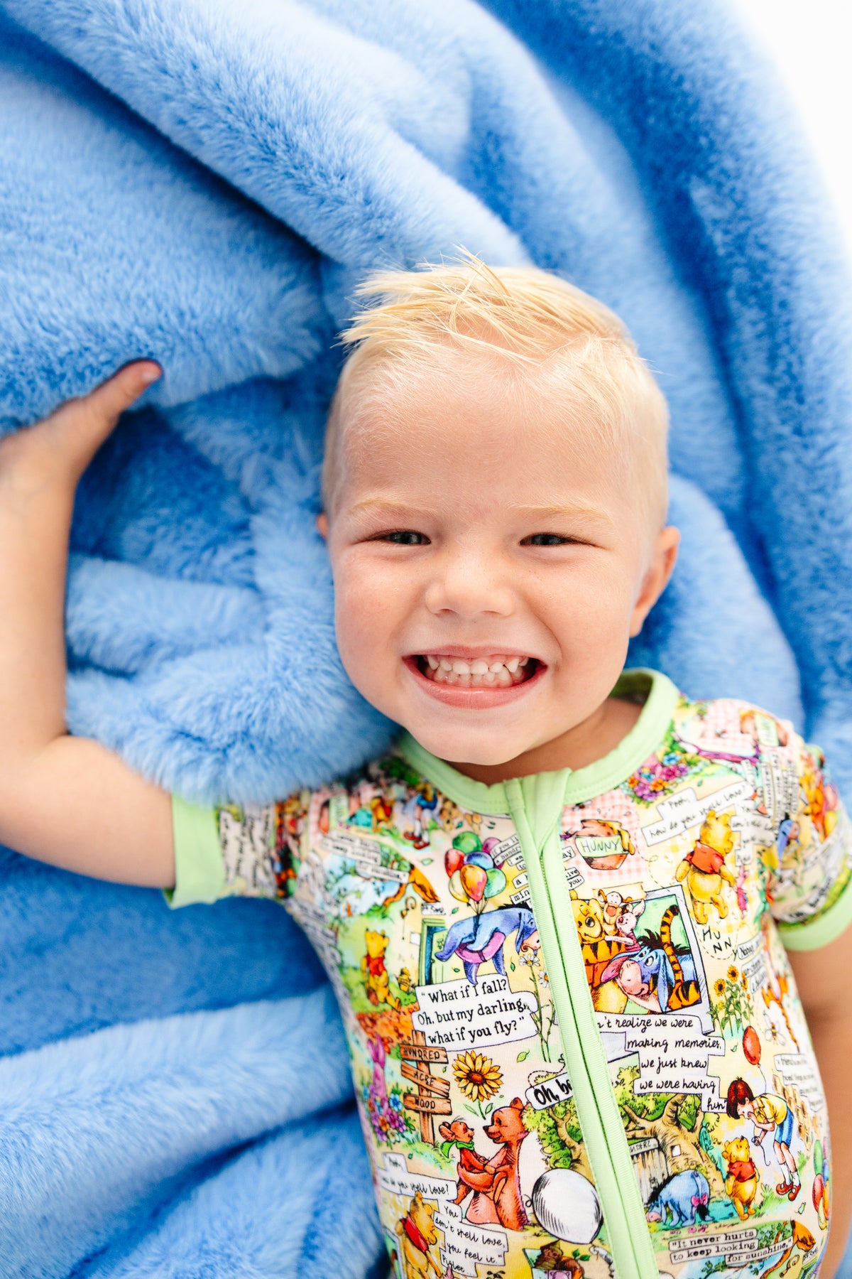 Hunny Tales- Ruffled Minky Blanket