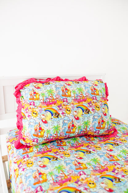 Paradise Pals- Twin Sheet/Pillowcase SET