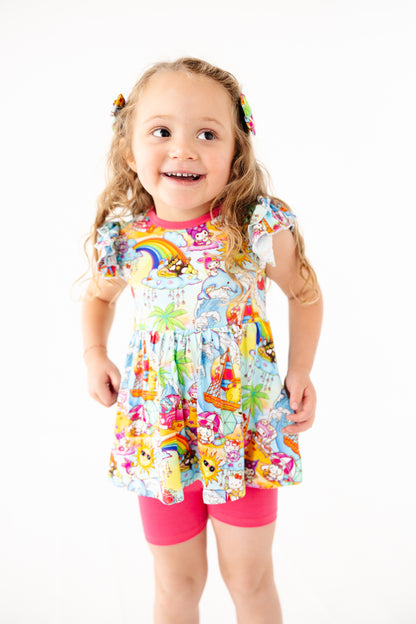 Paradise Pals- Peplum Set