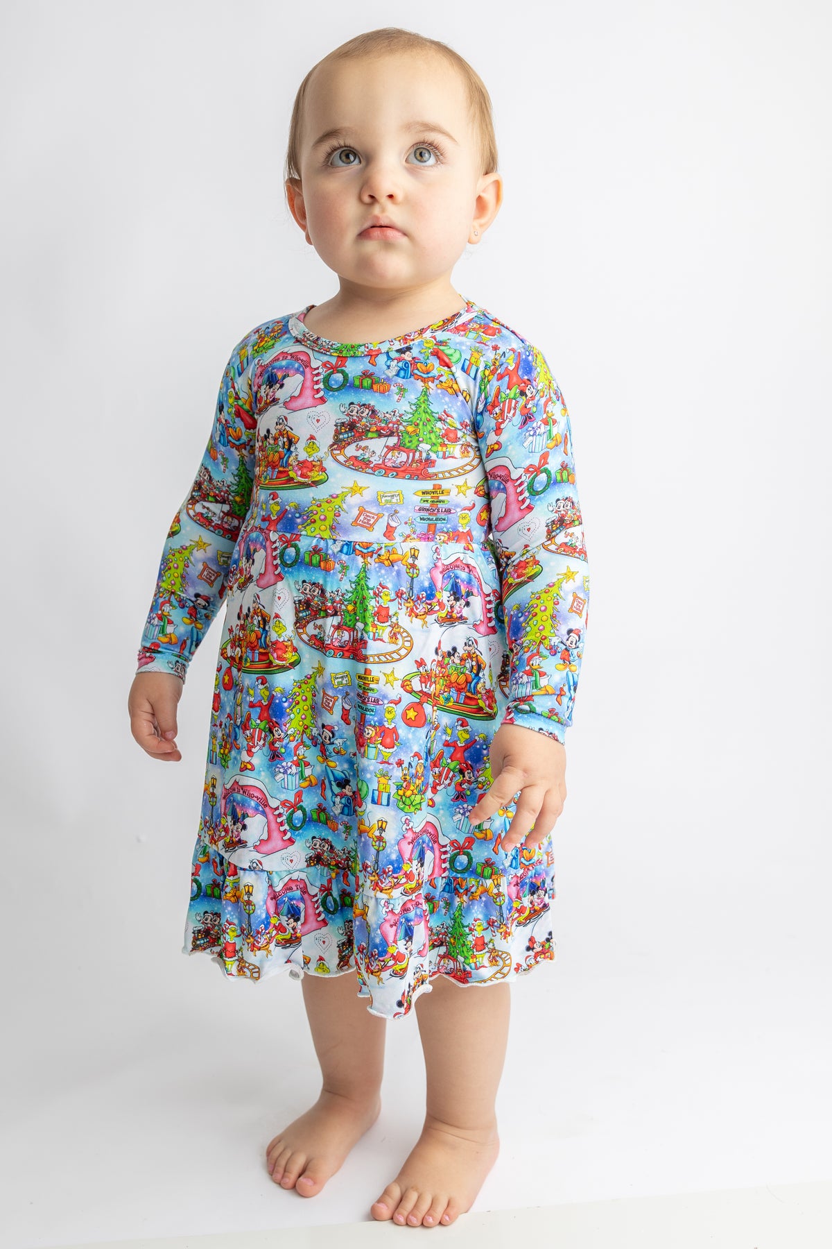 Merry Mischief- Bow Back Twirl Dress