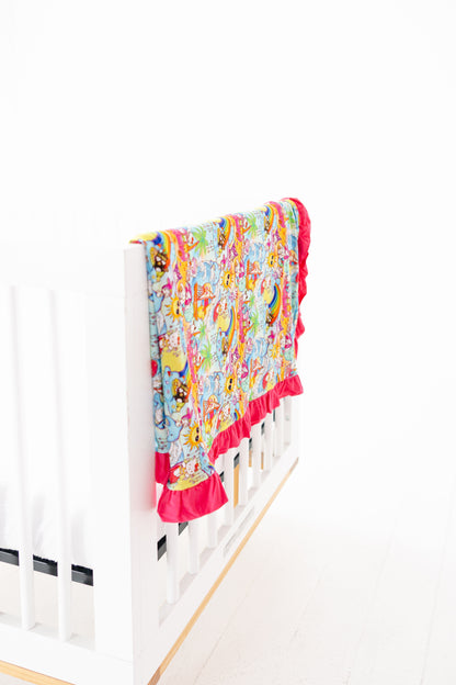 Paradise Pals- Ruffled Blanket